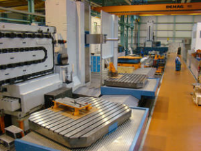 CNC boring mill / horizontal / planer type - max. 5 000 x 4 000 x 1 000 mm, 60 t | KR 150