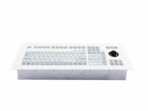 Keyboard with trackball / IP65 / liquid-tight / dust-proof - IP65, USB | KS18274