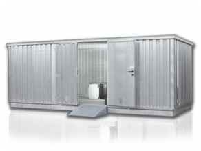 Security storage container for hazardous products (galvanized steel) - WHG