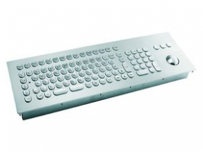 105-key keyboard / stainless steel / with pointing device / waterproof - TKV-105-TB38V-MODUL