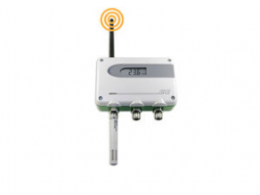Humidity transmitter with temperature measurement / CO2 / wireless - 10 m | EE244 
