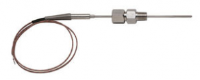 Thermocouple with metal thermowell - ø 0.04 - 0.375 in, 1/16 - 1/2 NPT, max. 1 150 °C 