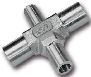 Weld fitting / cross / stainless steel / reducing - SK-938OS-RM