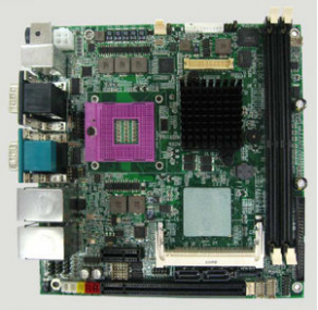 Mini-ITX motherboard / industrial - Inte Core 2 Quad, Core 2 Duo, Celeron M | I771