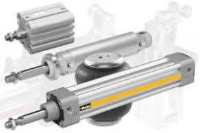 Pneumatic cylinder / double-acting