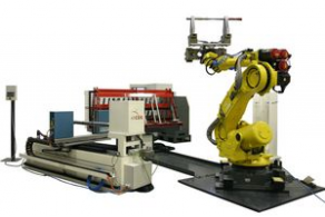 Articulated robot / loading / unloading / for machine tools
