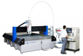 Water-jet cutting machine / for ceramics / glass / leather - max. 4220 x 2020 x 195 mm | MECAJET