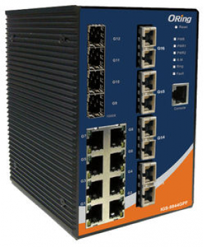 Industrial gigabit Ethernet switch / managed - 16-port | IGS-9844GPF(X) Series