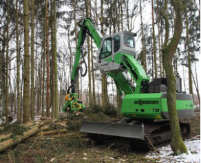 Swing arm log loader - max. 25 t, max. 13 m | 718