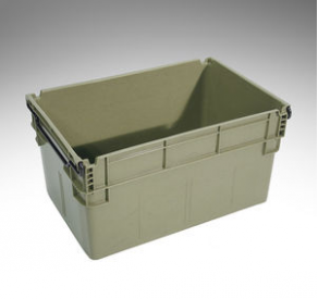 Crate with folding handles - max. 600 x 400 x 310 mm