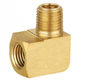 Threaded fitting / elbow / brass