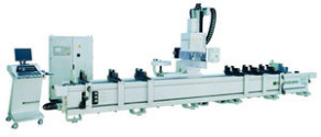 CNC machining center / 4-axis / vertical / for aluminum profiles - 7 030 x 940 x 625 mm | FLEN