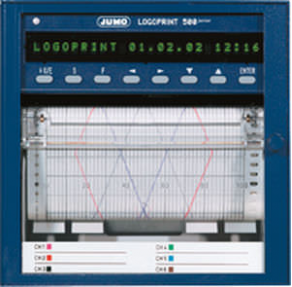 Strip chart chart recorder / point - 144 x 144 mm, Modbus | JUMO LOGOPRINT 500