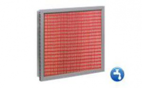 Panel filter / polypropylene / compact - 110 mm, max. 110 °C | VARIPOL VPPH